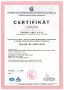 Certifikát – ČSN EN ISO 45001:2018.